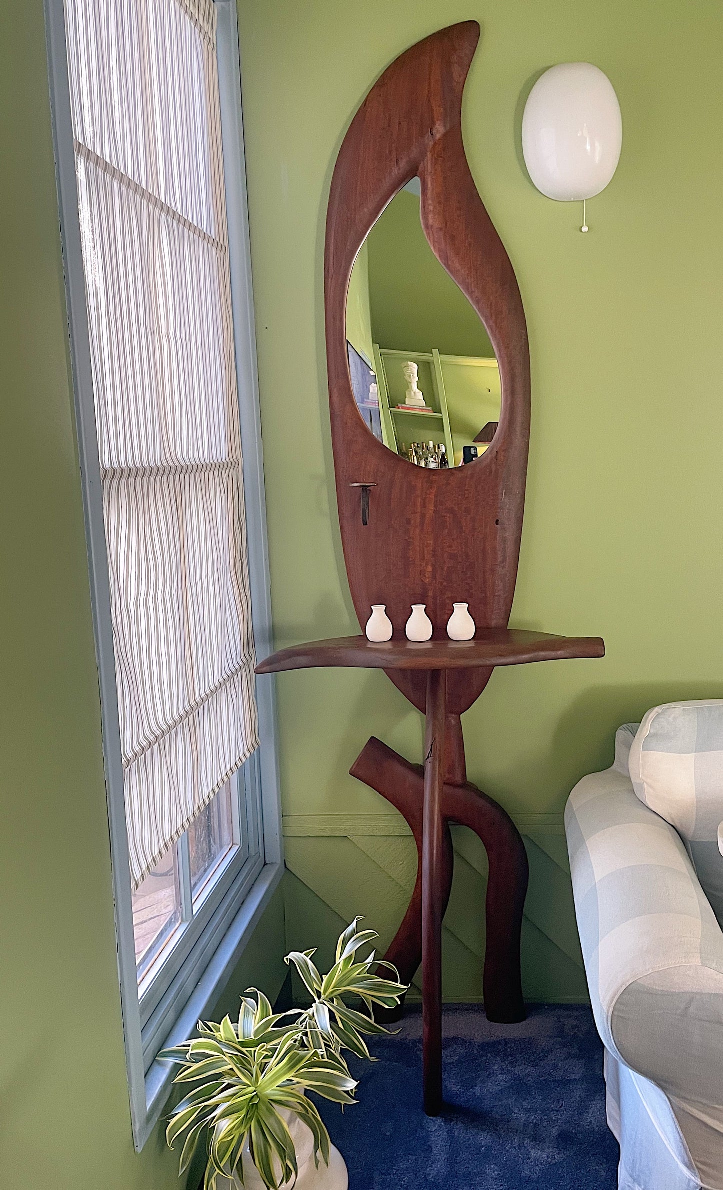 Sculptural Redgum Hall Stand - Hand Carved Australian Statement Piece
