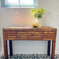 Vintage Bamboo Console Table