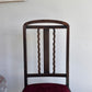 Victorian Blackened Barley-Twist Statement / Hall Chair