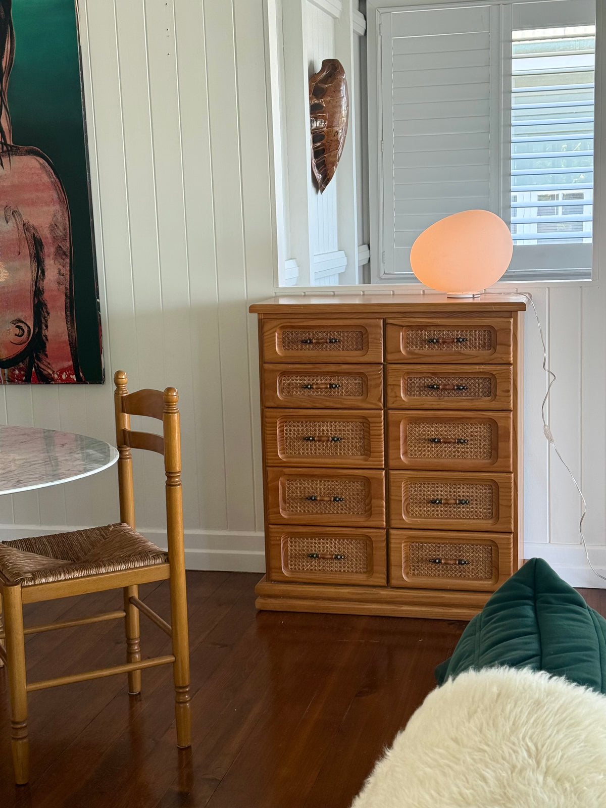 Vintage Tallboy Dresser