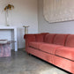 Vintage Dusty Pink Custom Made Sofas, 80's
