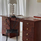 Vintage Tasmanian Myrtle Burl Desk