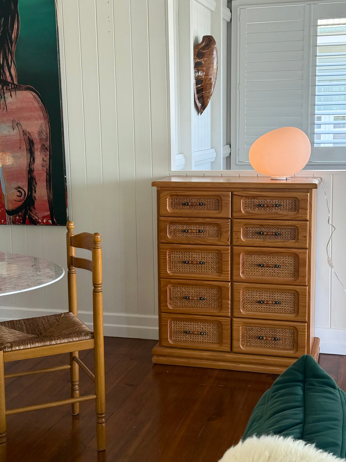 Vintage Tallboy Dresser