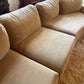 On Hold - Large Modular Soft Camel Velvet Sofa