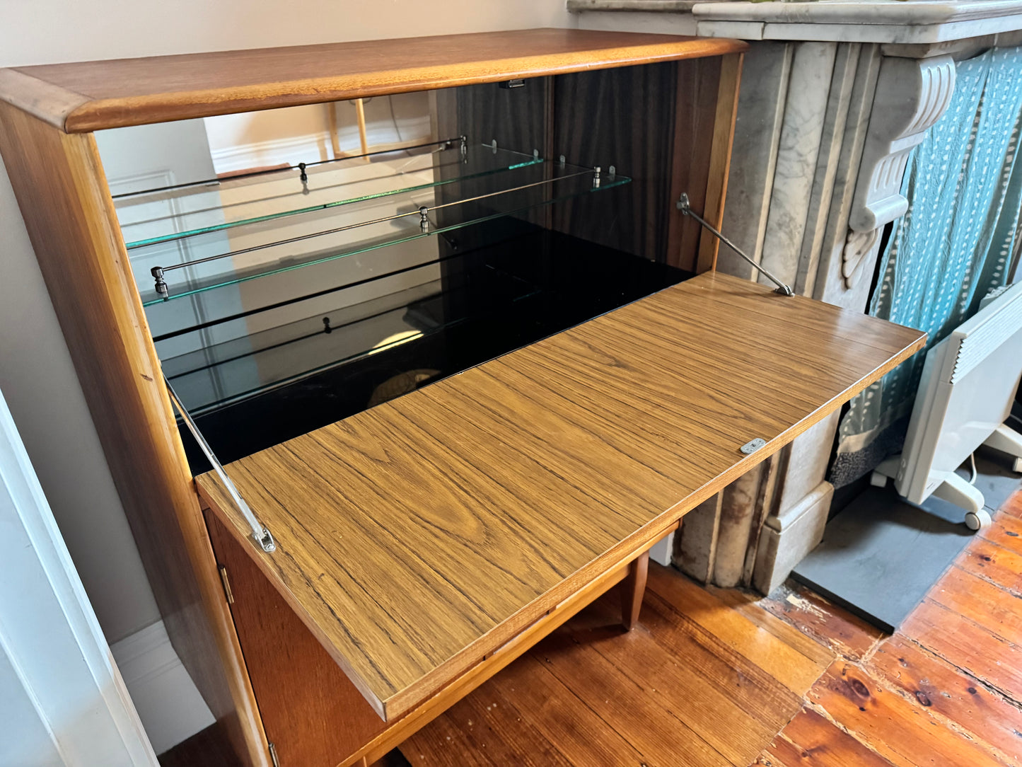 Mid Century 1960s Bar Cabinet