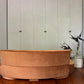 Terracotta Velvet Sofa