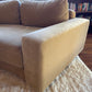 On Hold - Large Modular Soft Camel Velvet Sofa