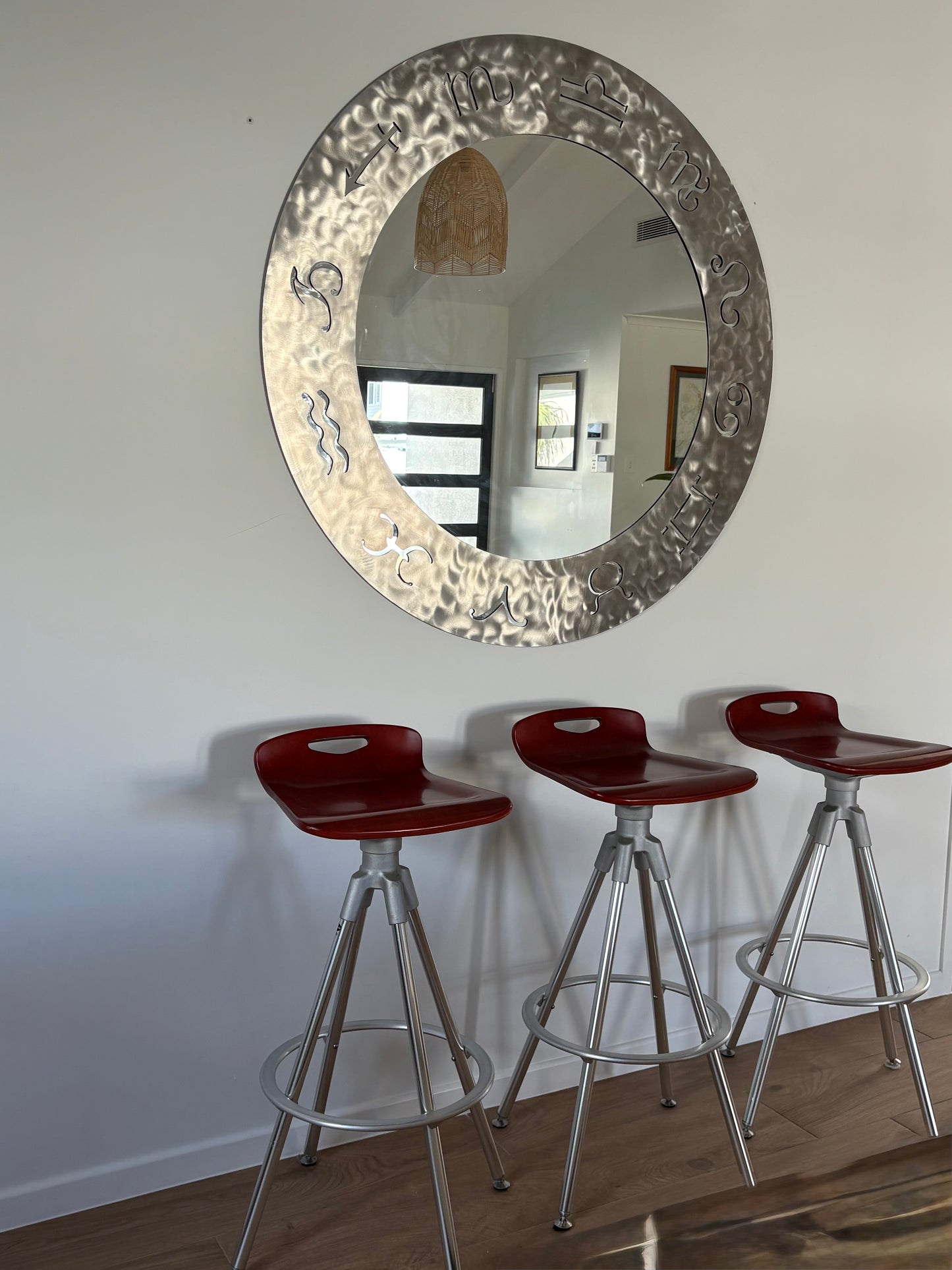 Set of Three Post Modern Bar Stools y Joan Casas for Indecasa