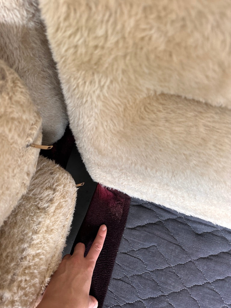 Vintage 8 Piece Fluffy Vanderoza Modular Sofa, 70’s