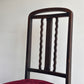 Victorian Blackened Barley-Twist Statement / Hall Chair