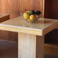 Pair of Vintage Italian Travertine Tables