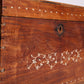 Antique Timber Chest with Marble Inlay