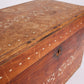 Antique Timber Chest with Marble Inlay