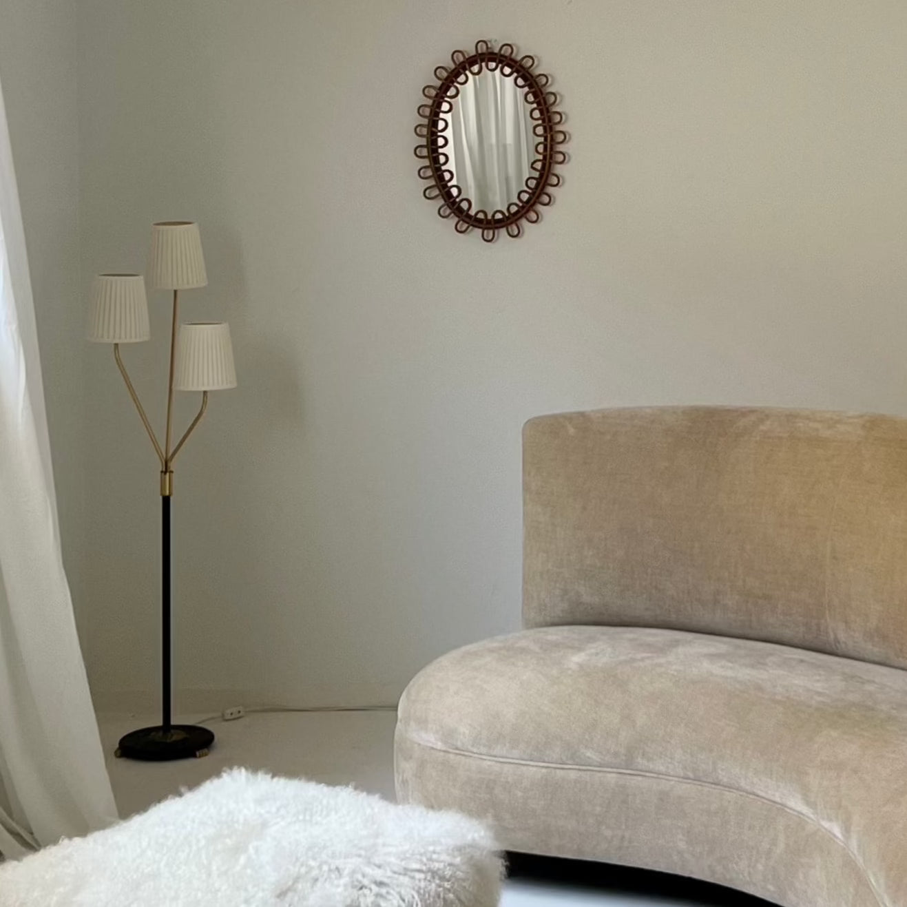 Mid Century Swedish Floor Lamp