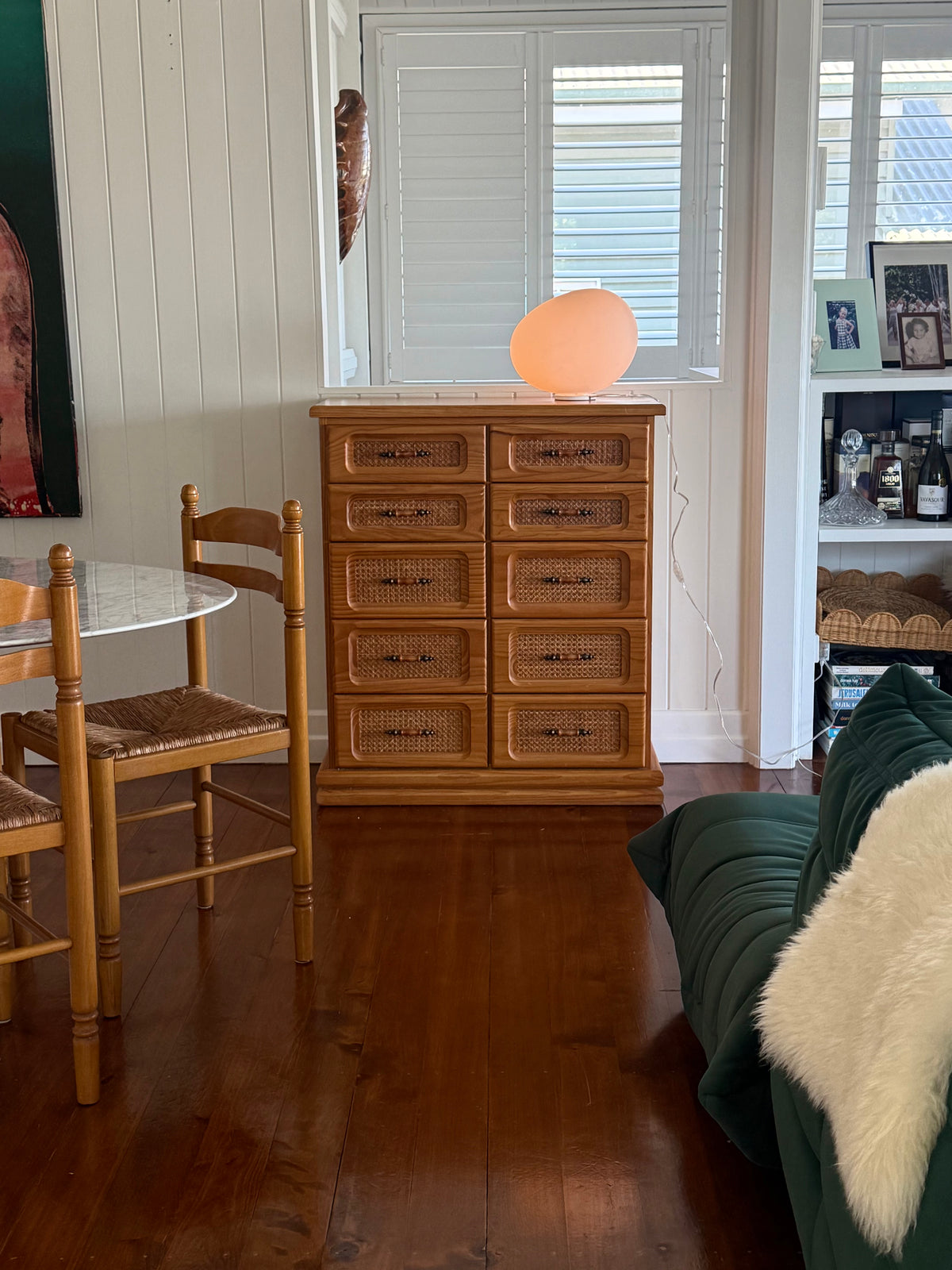 Vintage Tallboy Dresser