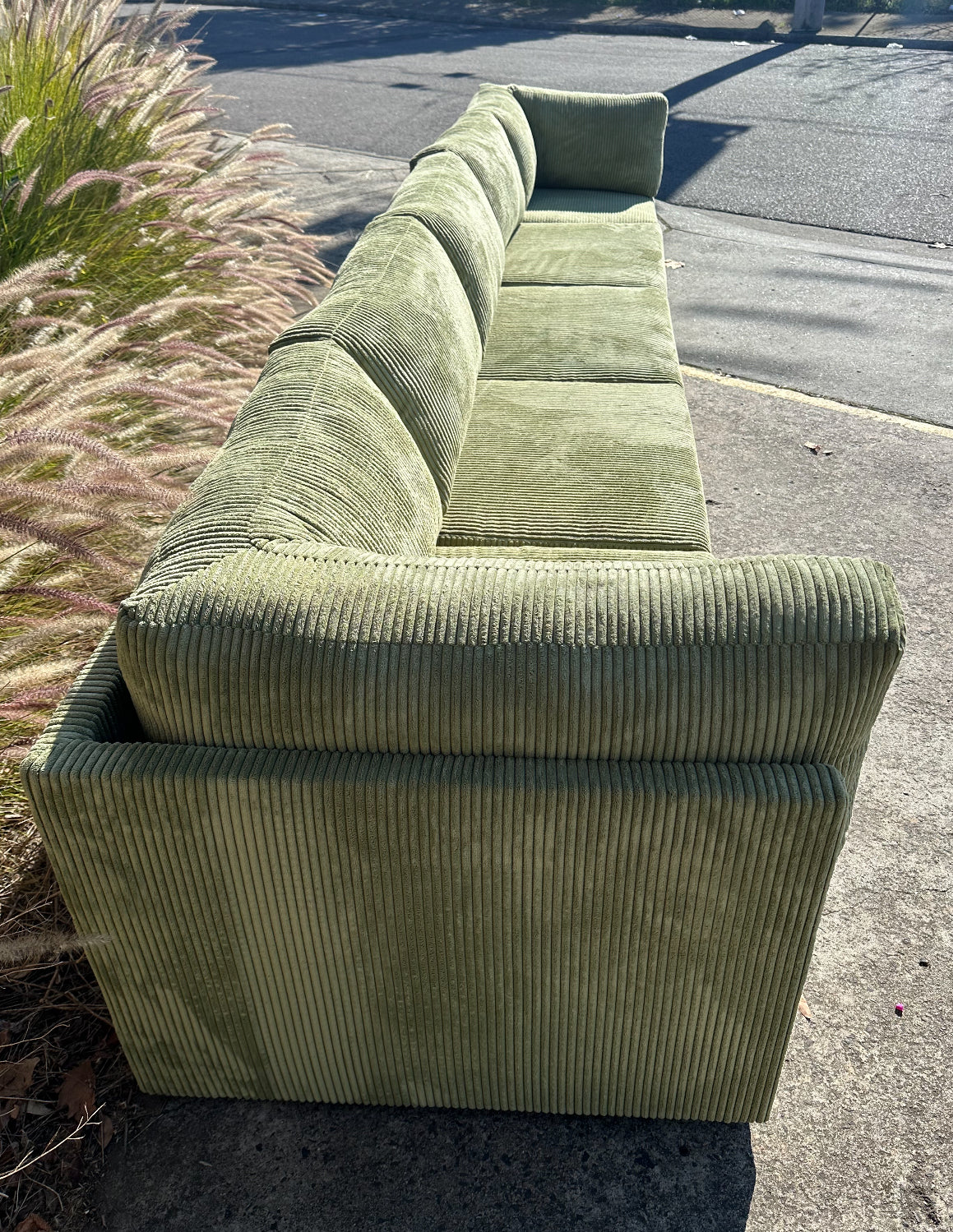 Deposit Custom Order - Yellow Modular Corduroy Sofa