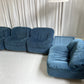 Zotta Vintage Corduroy Modular Chairs - Four Available