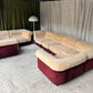 Vintage 8 Piece Fluffy Vanderoza Modular Sofa, 70’s