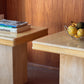 Pair of Vintage Italian Travertine Tables