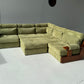 Green Corduroy Modular Sofa