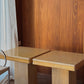 Pair of Vintage Italian Travertine Tables