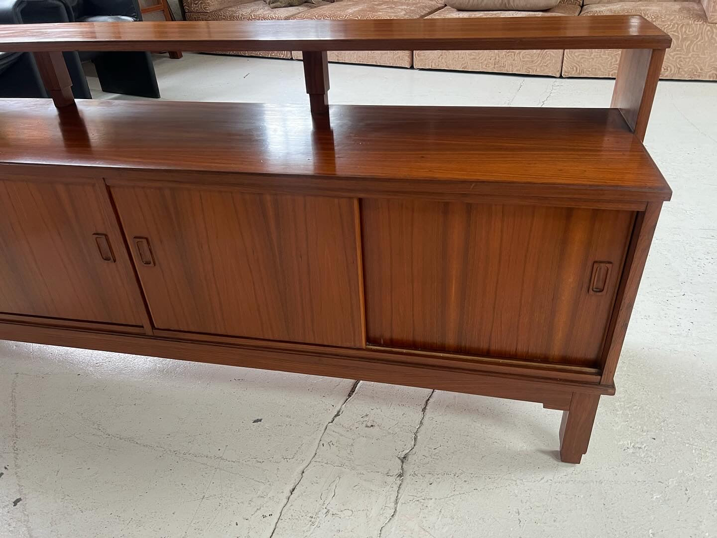 Vintage Carved Wooden Sideboard / Room Divider