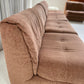 Vintage Dusty Pink Chenille Modular Sofa
