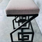 Set of Three Greek Key Bar Stools