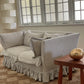 Striped Ruffle Sofa
