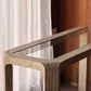 Rare Vintage Tessellated Stone Console Table