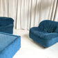 Zotta Vintage Corduroy Modular Chairs - Four Available