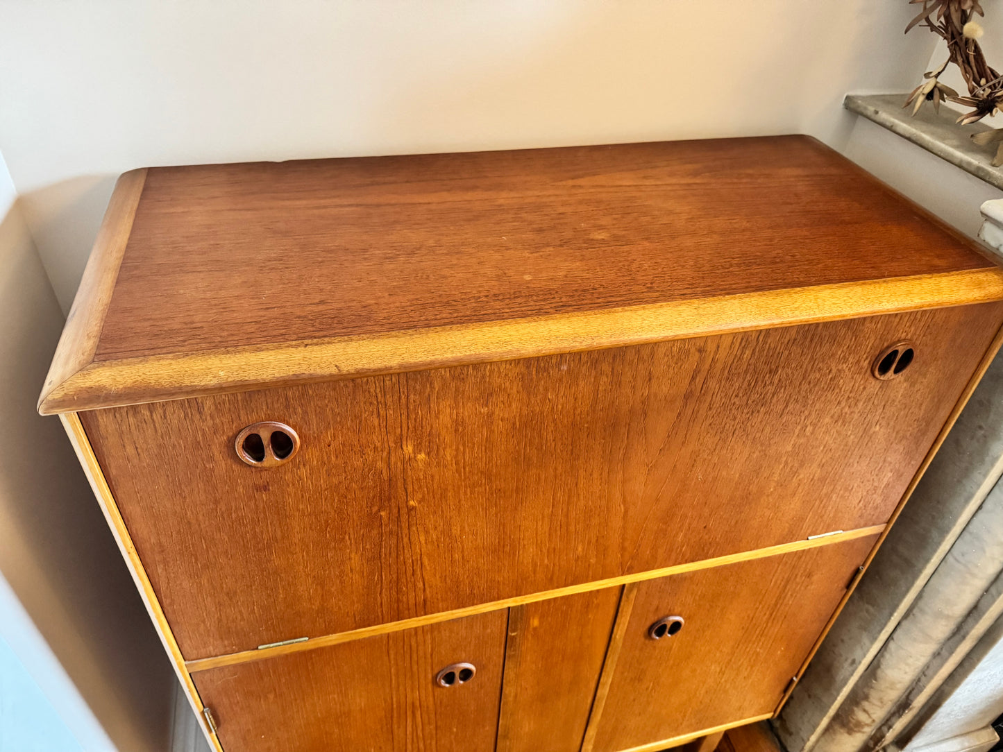 Mid Century 1960s Bar Cabinet