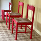 Red Rush Dining Chairs
