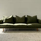 ON HOLD -Green Linen Jardan Nook Sofa
