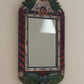 20th Century Folk Hand-Painted Wooden Mirror