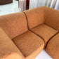 Bespoke Vintage Boucle Curved Modular Sofa