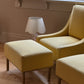 Pair of Lemon Lounge Chairs with Ottomans