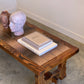 Vintage Retro Tile & Cedar Coffee Table - Spanish Revival