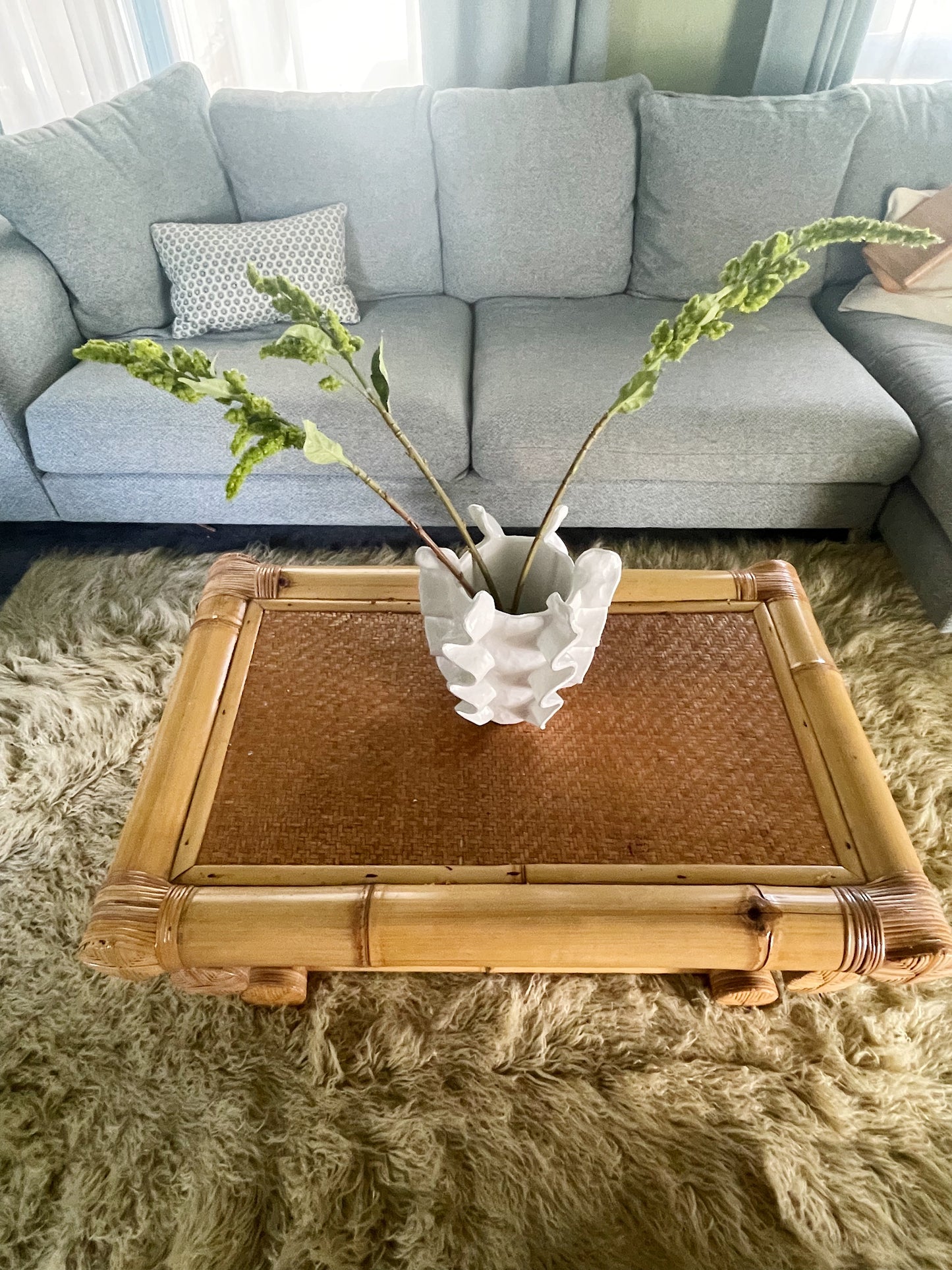 Vintage Bamboo Table