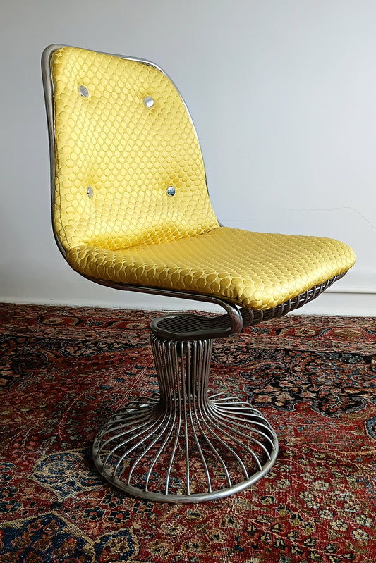 1960s Restored Barcelona Swivel Chair