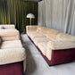 Vintage 8 Piece Fluffy Vanderoza Modular Sofa, 70’s