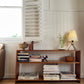 Vintage timber book shelf