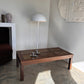 Vintage Mid-Century Rainbow Slate & Timber Coffee Table