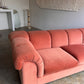 Vintage Dusty Pink Custom Made Sofas, 80's