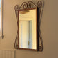 Large Vintage Wrought Iron Mirror