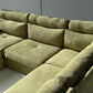 Green Corduroy Modular Sofa