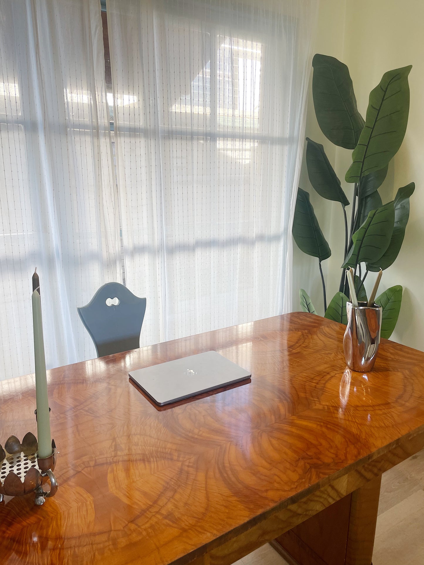 Vintage Burl Wood Table