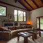 On Hold - Large Modular Soft Camel Velvet Sofa