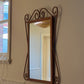 Large Vintage Wrought Iron Mirror