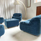 Zotta Vintage Corduroy Modular Chairs - Four Available